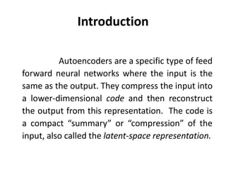 Autoencoder | PDF