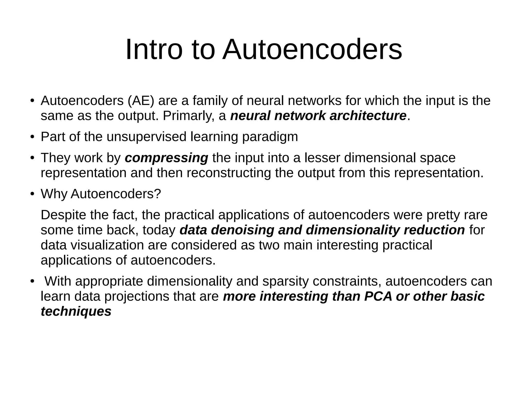 Autoencoders | PPT