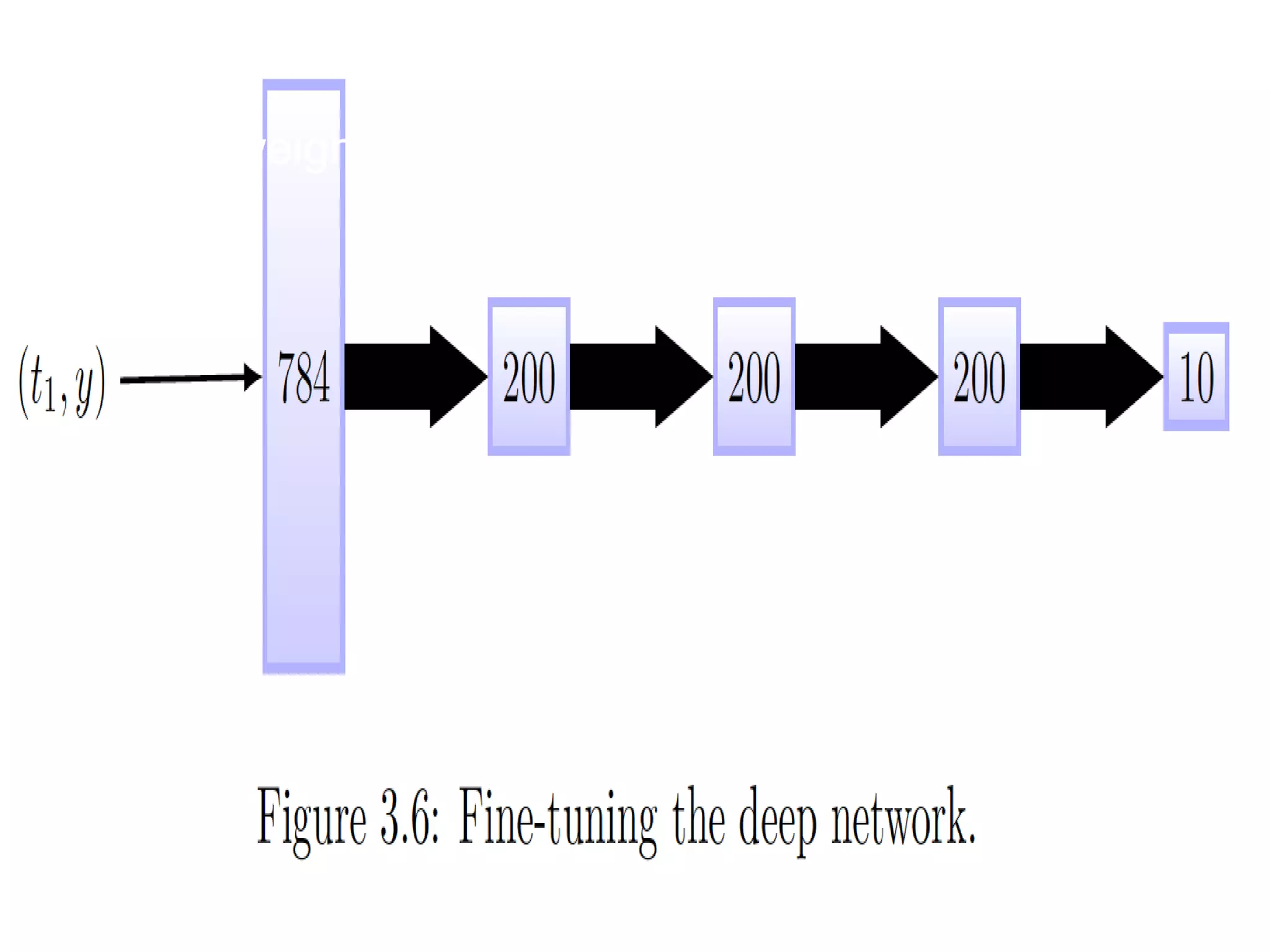 modify the weights W(1) as well, so that adjustments can be m
 