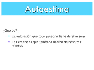 Autoestima