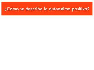 Autoestima