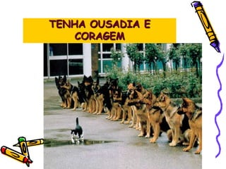 TENHA OUSADIA E
CORAGEM
Centro de Aperfeiçoamento em Telemarketing
 