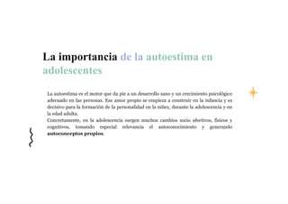 Charla de autoestima en los adolescentes | PDF