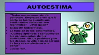Autoestima y autocuidado