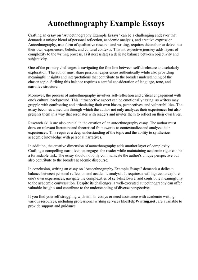 Autoethnography Example Essays.pdf