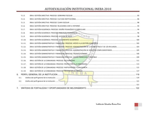 Autoevaluación Institución Educativa Buenos aires 2010