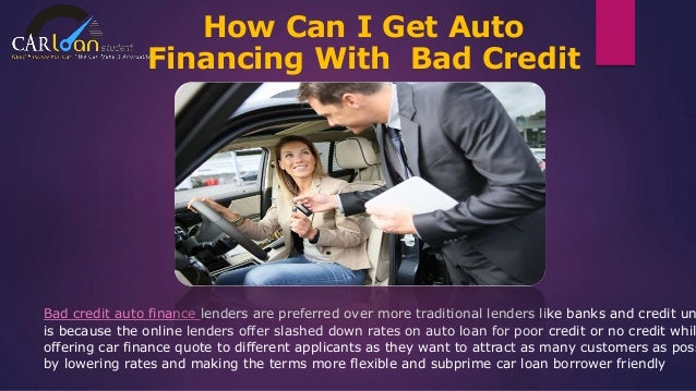 Auto Financing For Bad Credit - Guaranteed Auto Financing For Bad Credit