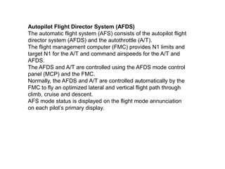B737 NG Autoflight Part 1 | PPTX
