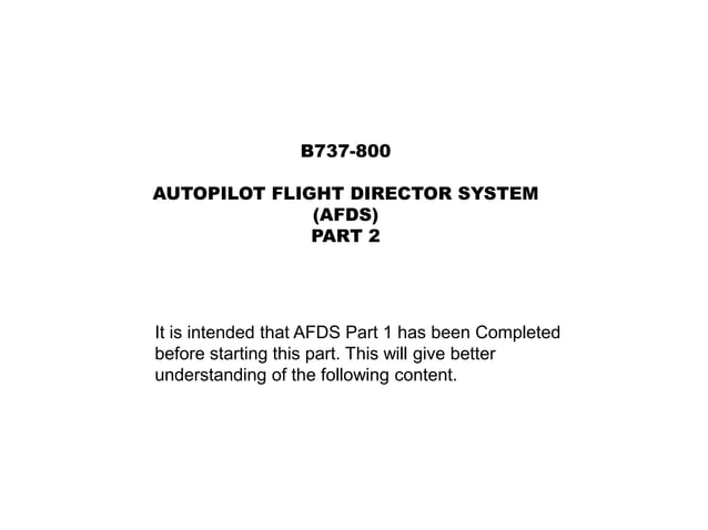 B737 NG Autoflight part 2 | PPTX