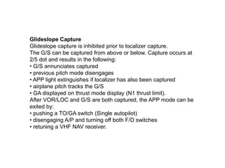 Localizer Capture B737 NG Autoflight part 2 | PPTX