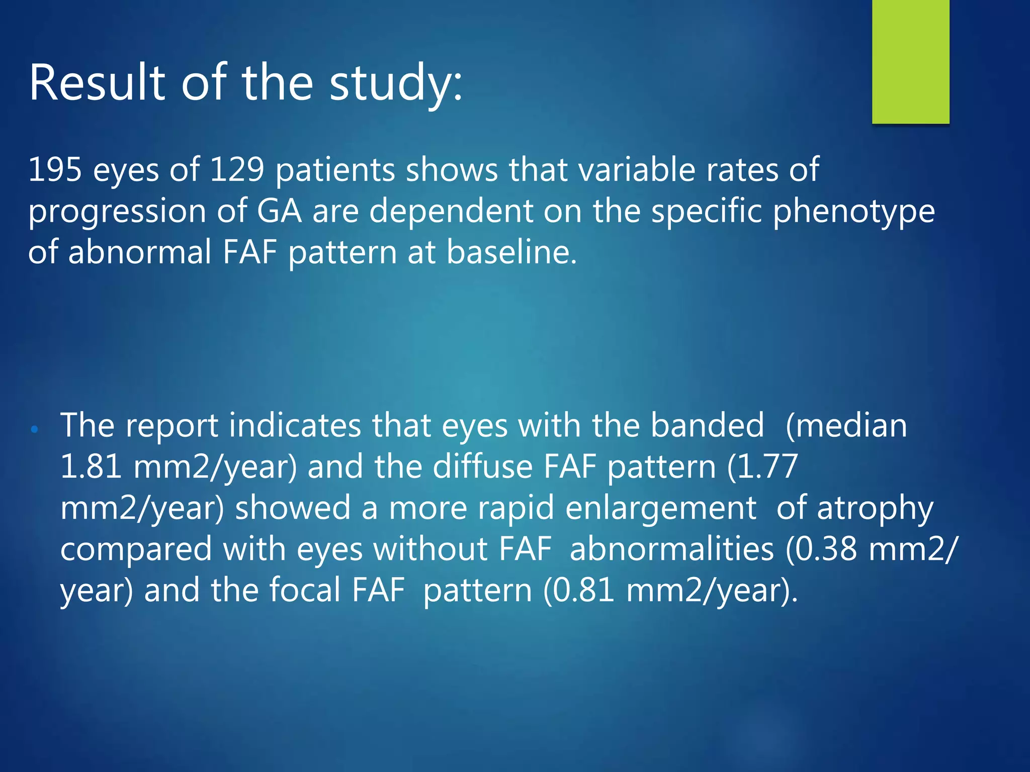 FUNDUS AUTOFLUORESCENCE | PPTX