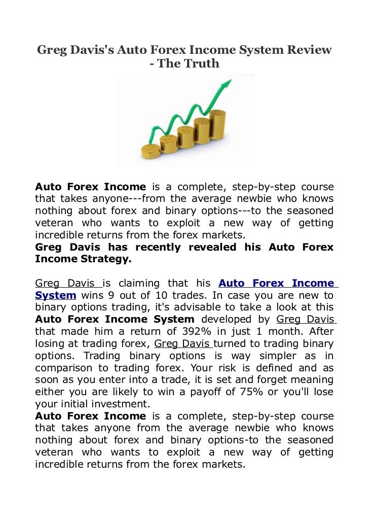 Auto forex income