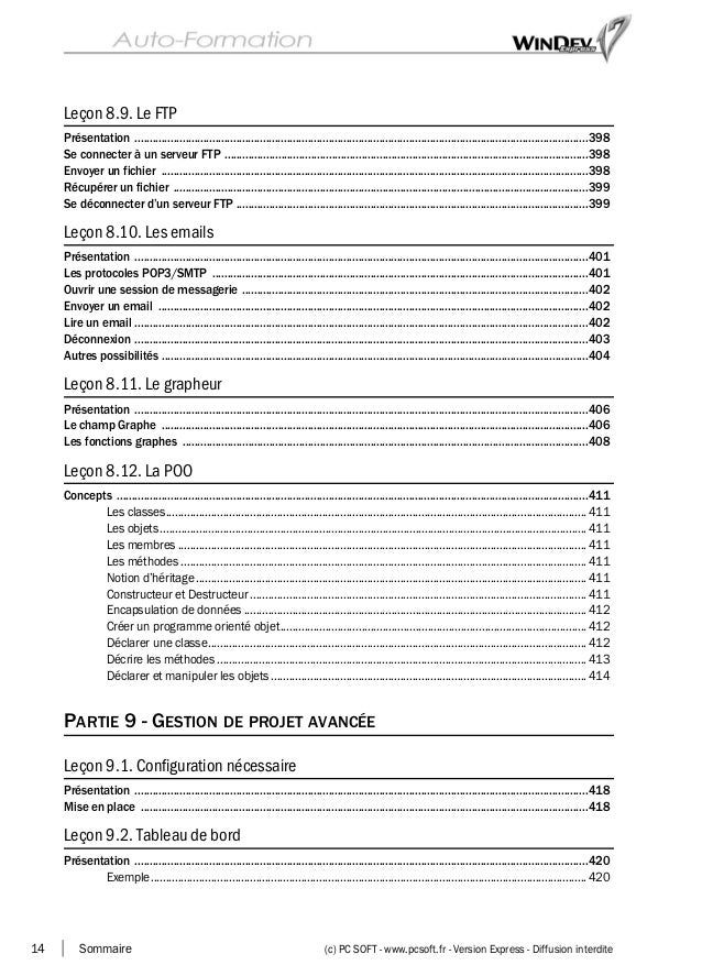 d'auto-formation windev guide 17 AUTOFORMATION PDF WINDEV