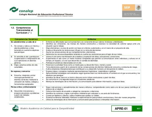 Autogestion aprendizaje 01 Primer Semestre Conalep Guad. II