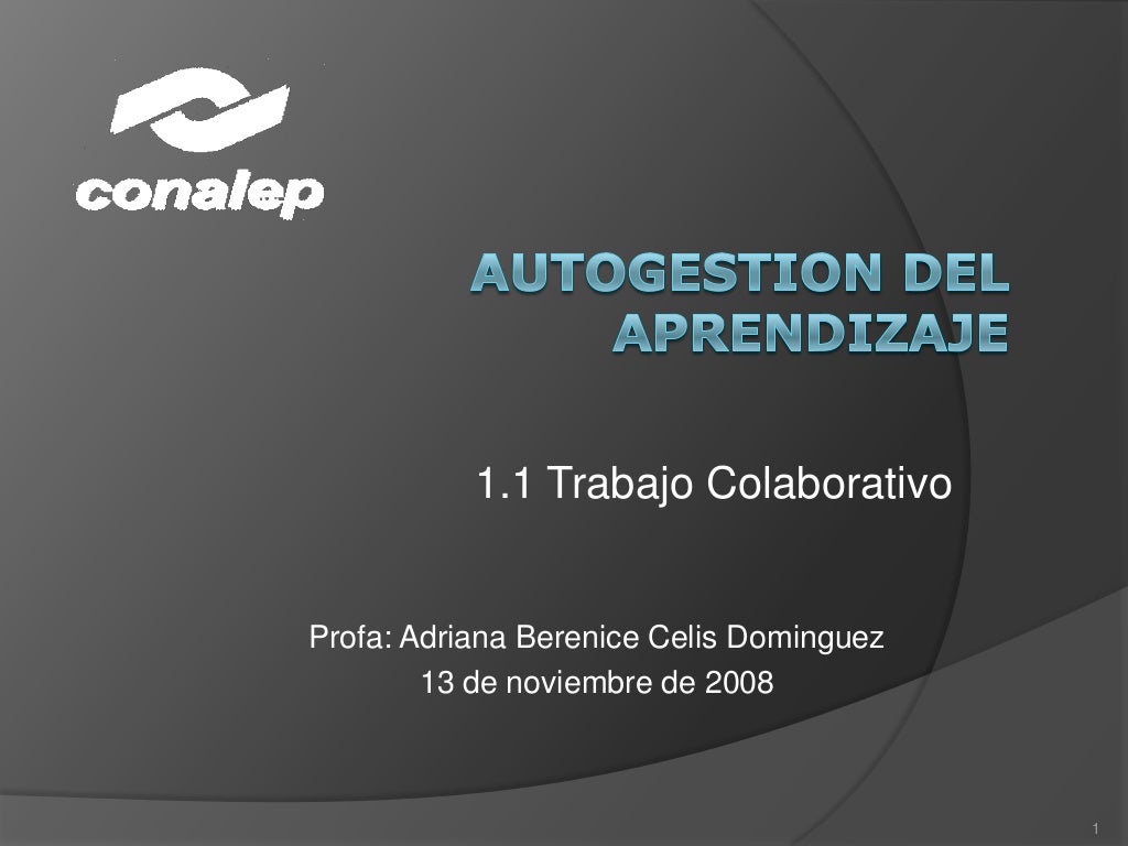 Autogestion Del Aprendizaje