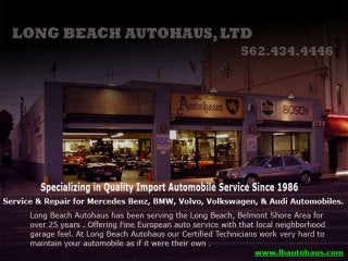Mercedes Repair Long Beach