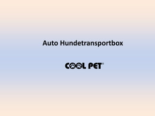 Auto Hundetransportbox
 