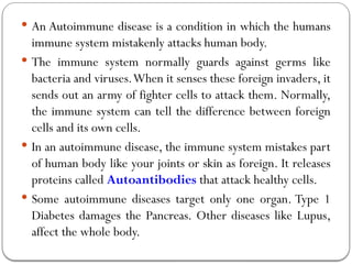 Comprehensive Overview of Autoimmunity, Autoimmune Diseases, and ...