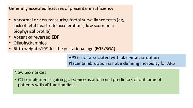 Obstetric management of SLE and APLS | PPTX | Pregnancy | Reproductive ...