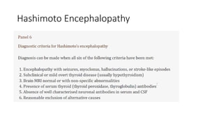 Hashimoto Encephalopathy
 