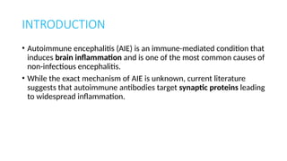 Autoimmune Encephalitis in icu patients of tertiary setup | PPTX