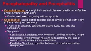 Autoimmune encephalitis and psychiatry | PPTX