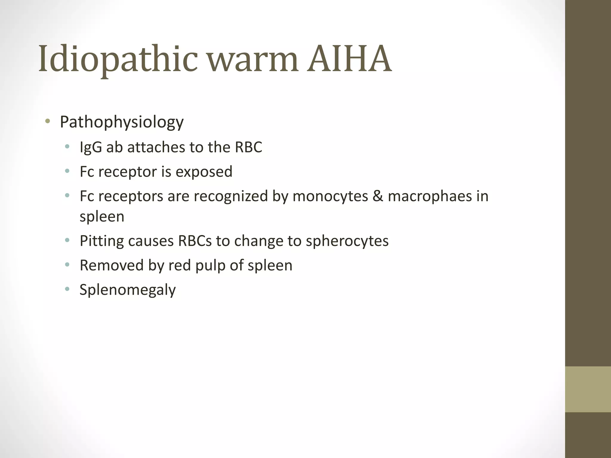 Autoimmune hemolytic anemia | PPTX