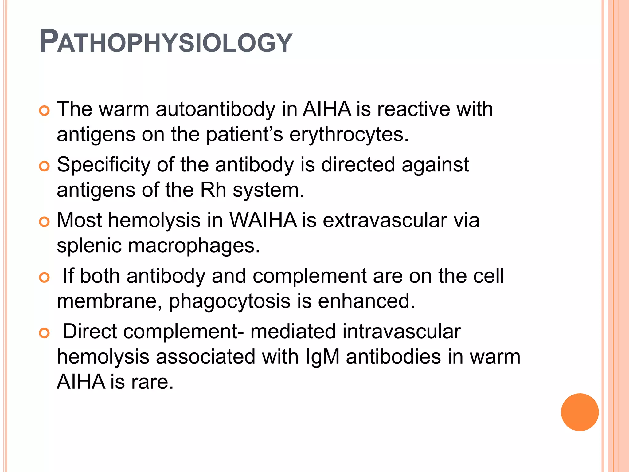 Autoimmune hemolytic anemia | PPTX