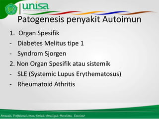 Jenis-jenis autoimun yang perlu diketahui | PPTX
