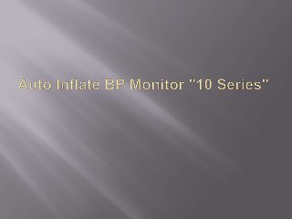 Auto inflate bp monitor