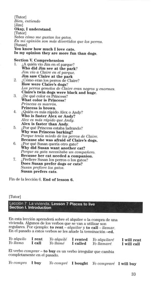 Autoingles on the road.guía