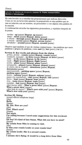 Autoingles on the road.guía