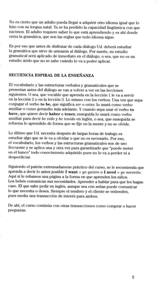 Autoingles on the road.guía