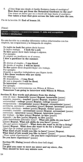 Autoingles on the road.guía