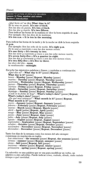 Autoingles on the road.guía