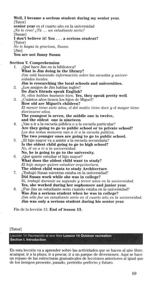 Autoingles on the road.guía