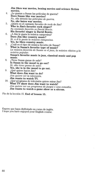 Autoingles on the road.guía