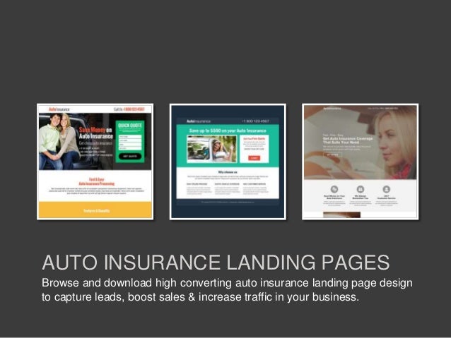 Browse and download high converting auto insurance landing page design
to capture leads, boost sales & increase traffic in...
