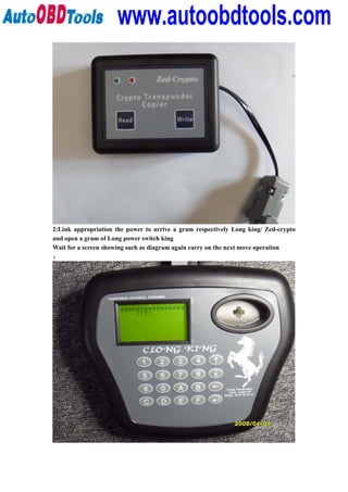 Auto key programmer ad 900 clone king user manual | PDF