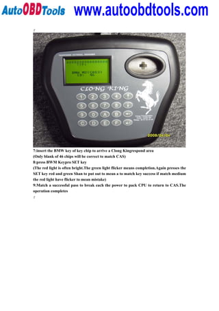 Auto key programmer ad 900 clone king user manual | PDF