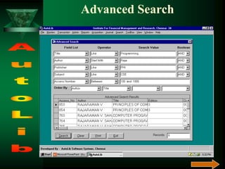 Advanced Search
 