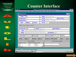 Counter Interface
 