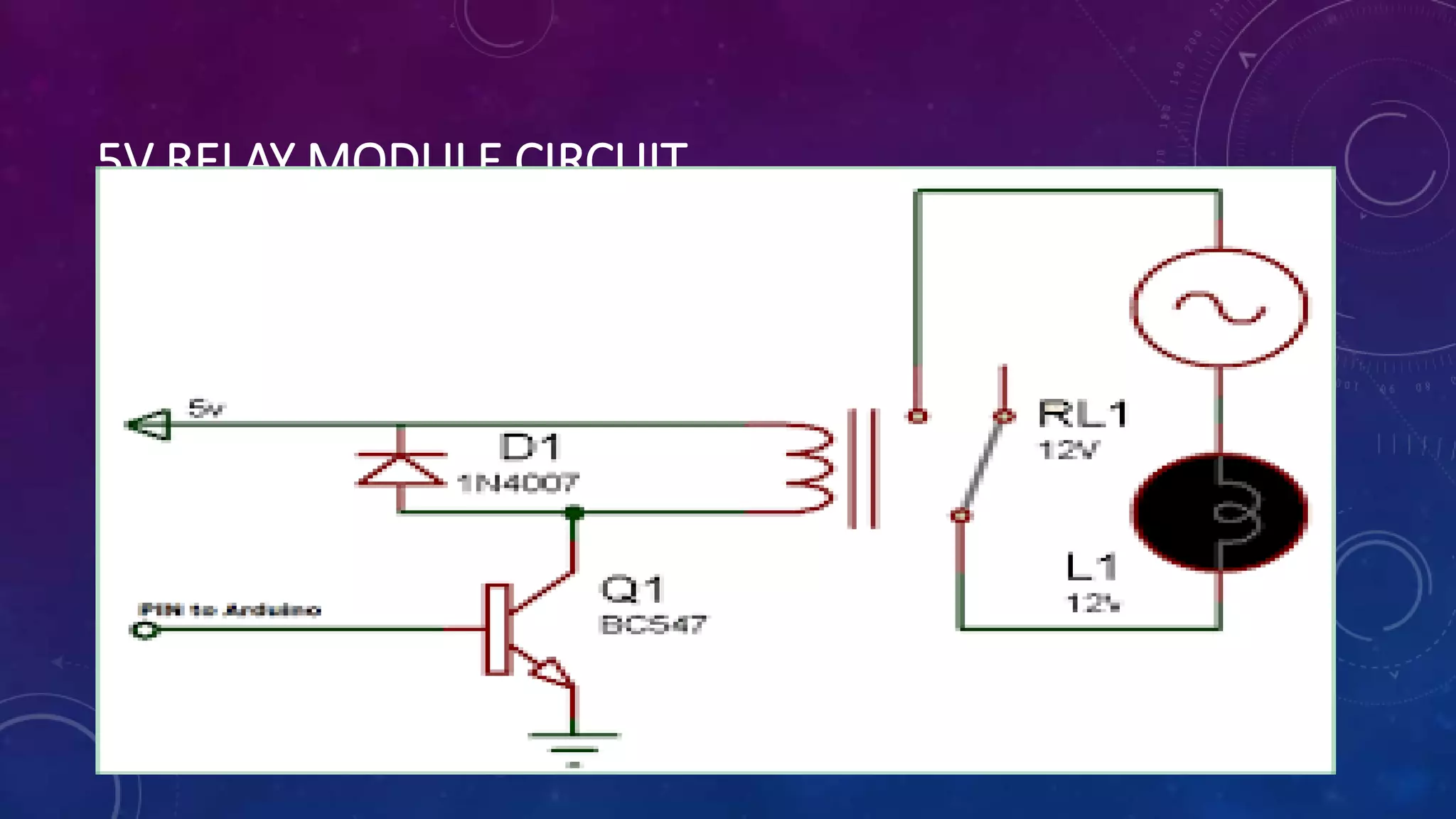 5V RELAY MODULE CIRCUIT
 