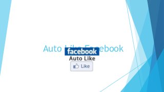 Auto Like Facebook
 