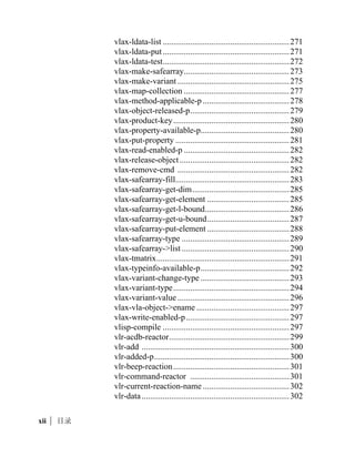 textscr........................................................................ 186
trace........................................................................... 186
trans........................................................................... 188
type............................................................................ 190
unload_dialog............................................................ 192
untrace....................................................................... 192
vector_image............................................................. 193
ver ............................................................................. 194
vl-acad-defun ............................................................ 195
vl-acad-undefun ........................................................ 195
vl-arx-import ............................................................. 195
vl-bb-ref .................................................................... 197
vl-bb-set .................................................................... 197
vl-catch-all-apply ...................................................... 198
vl-catch-all-error-message ........................................ 199
vl-catch-all-error-p.................................................... 200
vl-cmdf...................................................................... 200
vl-consp..................................................................... 202
vl-directory-files ....................................................... 203
vl-doc-export............................................................. 203
vl-doc-import ............................................................ 204
vl-doc-ref .................................................................. 205
vl-doc-set .................................................................. 205
vl-every .................................................................... 206
vl-exit-with-error ...................................................... 207
vl-exit-with-value...................................................... 208
vl-file-copy ............................................................... 209
vl-file-delete.............................................................. 210
vl-file-directory-p...................................................... 210
vl-file-rename ........................................................... 211
vl-file-size ................................................................. 212
vl-file-systime ........................................................... 212
vl-filename-base ....................................................... 213
vl-filename-directory ............................................... 214
vl-filename-extension ............................................... 214
vl-filename-mktemp.................................................. 215
vl-get-resource .......................................................... 216

                                                                               |   ix
 
