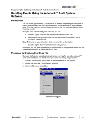 Artromick Auto Lock Manual for Hospital Computing Solutions | PDF