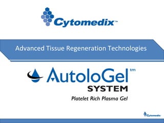 A biotechnology company focused on regenerative medicine in the areas of wound care, angiogenesis, and inflammation. Advanced Tissue Regeneration Technologies 