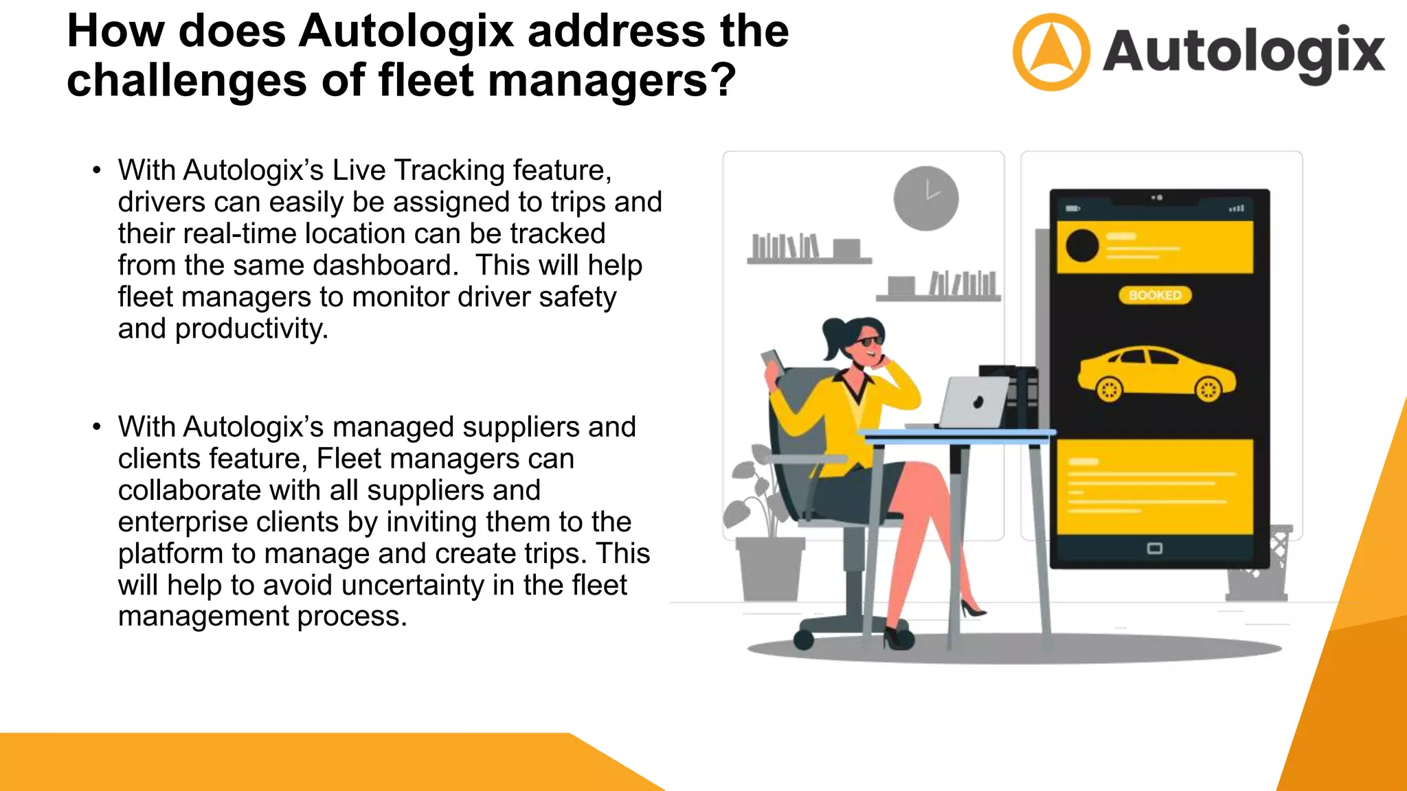 How Autologix fleet management system addresses the common problems of fleet managers