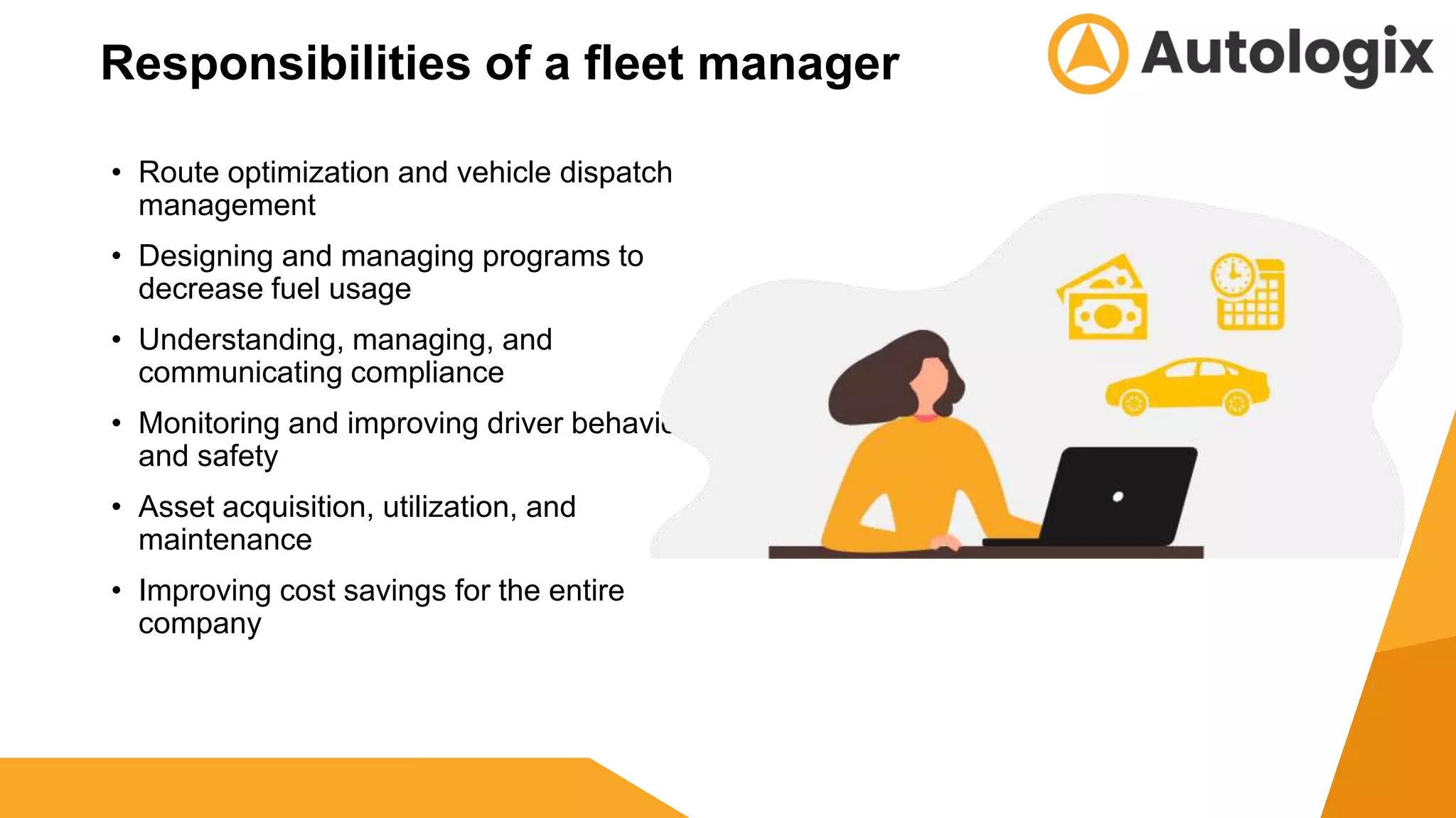 How Autologix fleet management system addresses the common problems of fleet managers