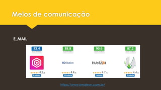Meios de comunicação
E_MAIL
https://www.kmaleon.com.br/
 